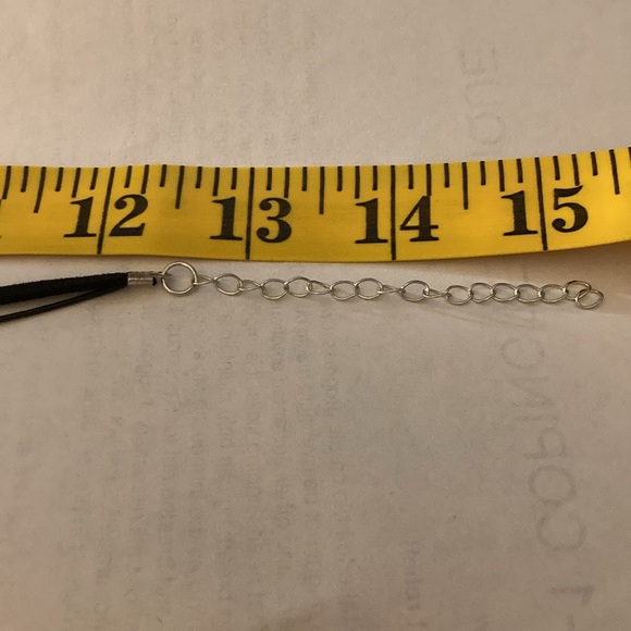 Black double string choker duo with triangle - Picture 3 of 3